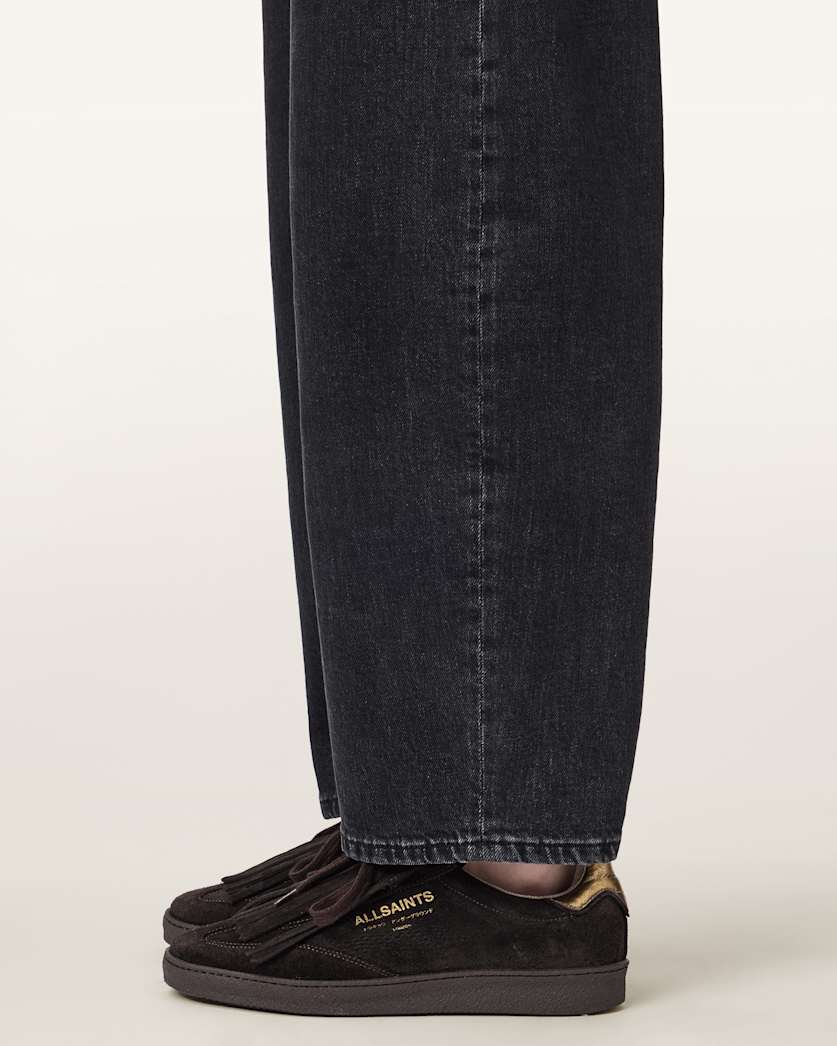 Thelma Fringe Leather Low Top Sneakers
