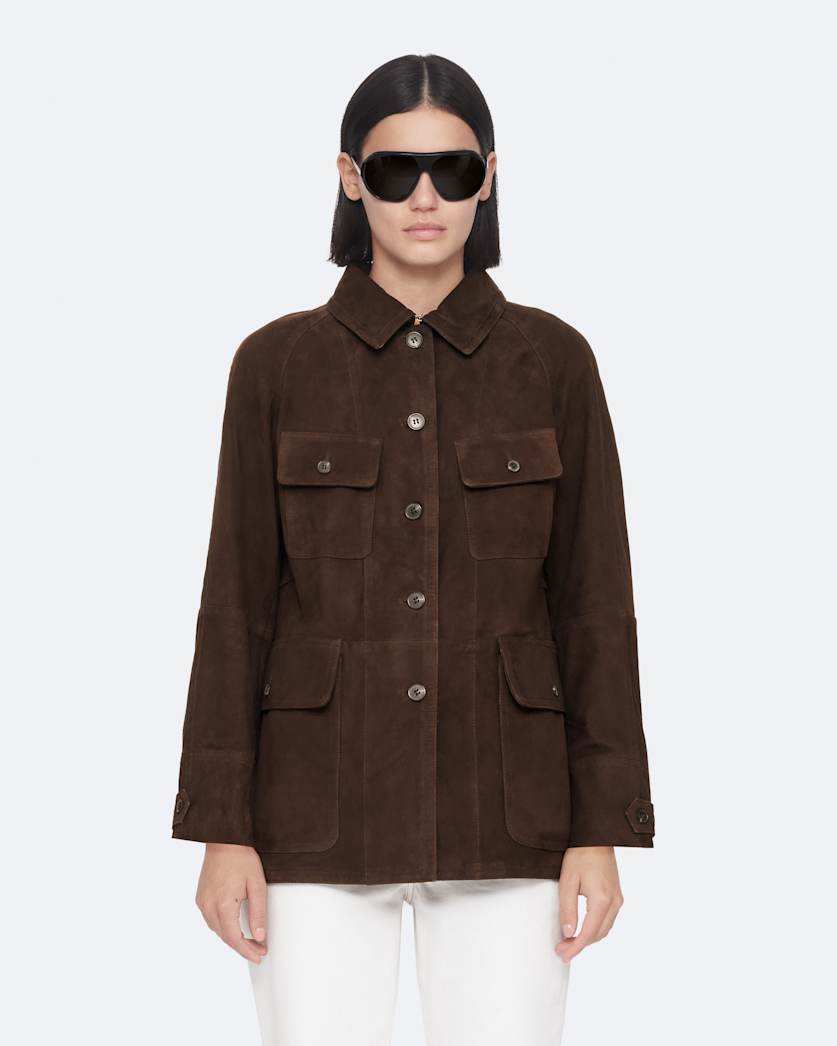 Roiya Suede Hunting Jacket