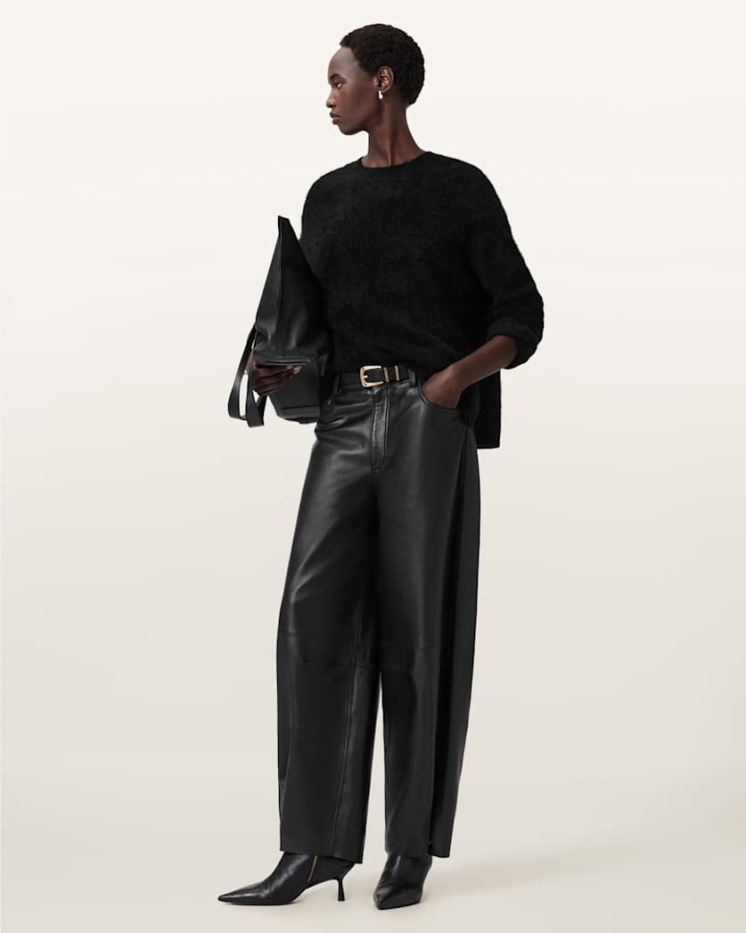 Rebel Brushed Cashmere Crew Neck Sweater