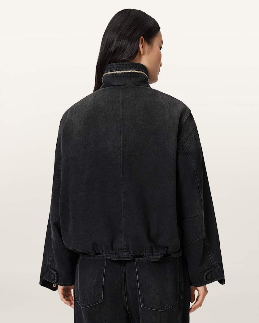 Clay Denim Cropped Jacket