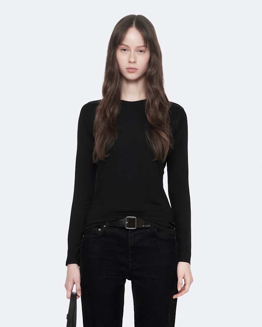Kira Wool-Blend Long-Sleeve T-Shirt