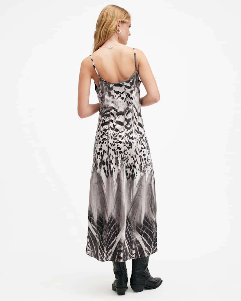 Hadley Sierra Print Midi Slip Dress