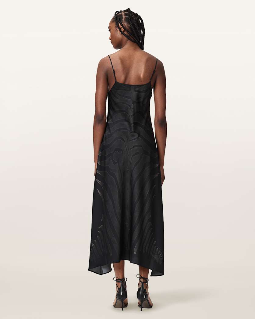 Leona V-Neck Maxi Slip Dress