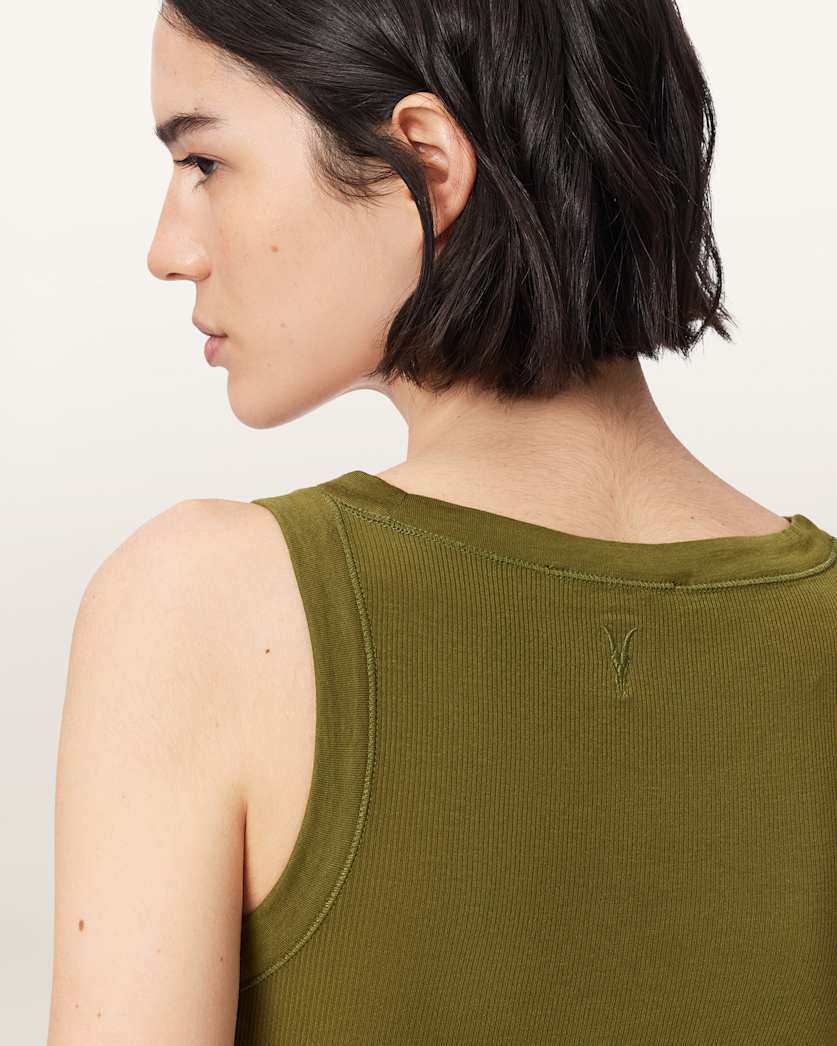 Rina Crew Neck Sleeveless Tank Top
