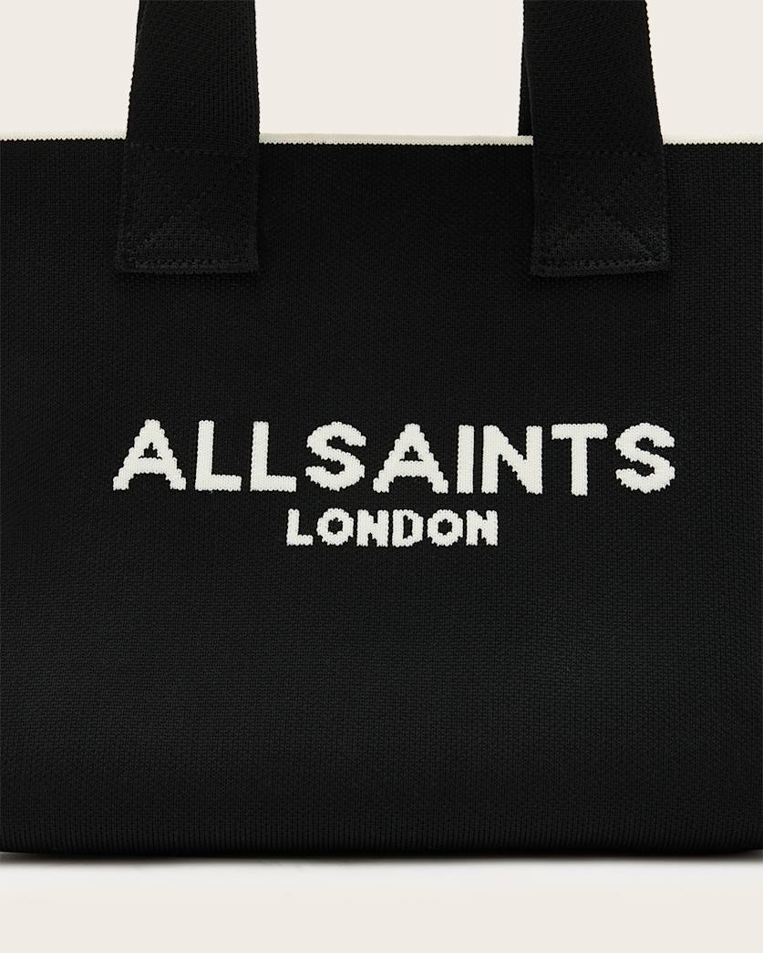 Izzy Logo Print Knitted Mini Tote Bag