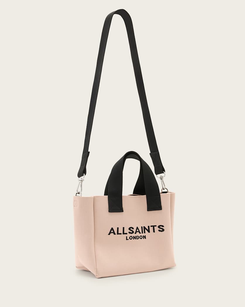 Izzy Logo Print Knitted Mini Tote Bag