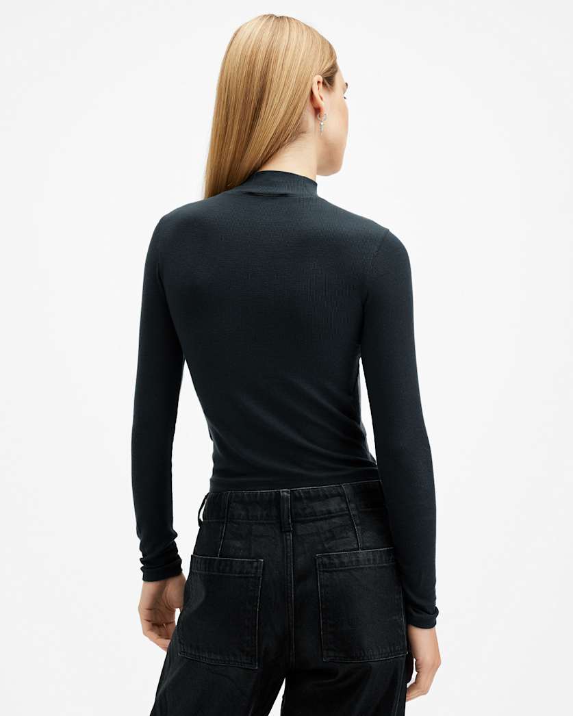 Rina Long Sleeve Roll Neck T-Shirt