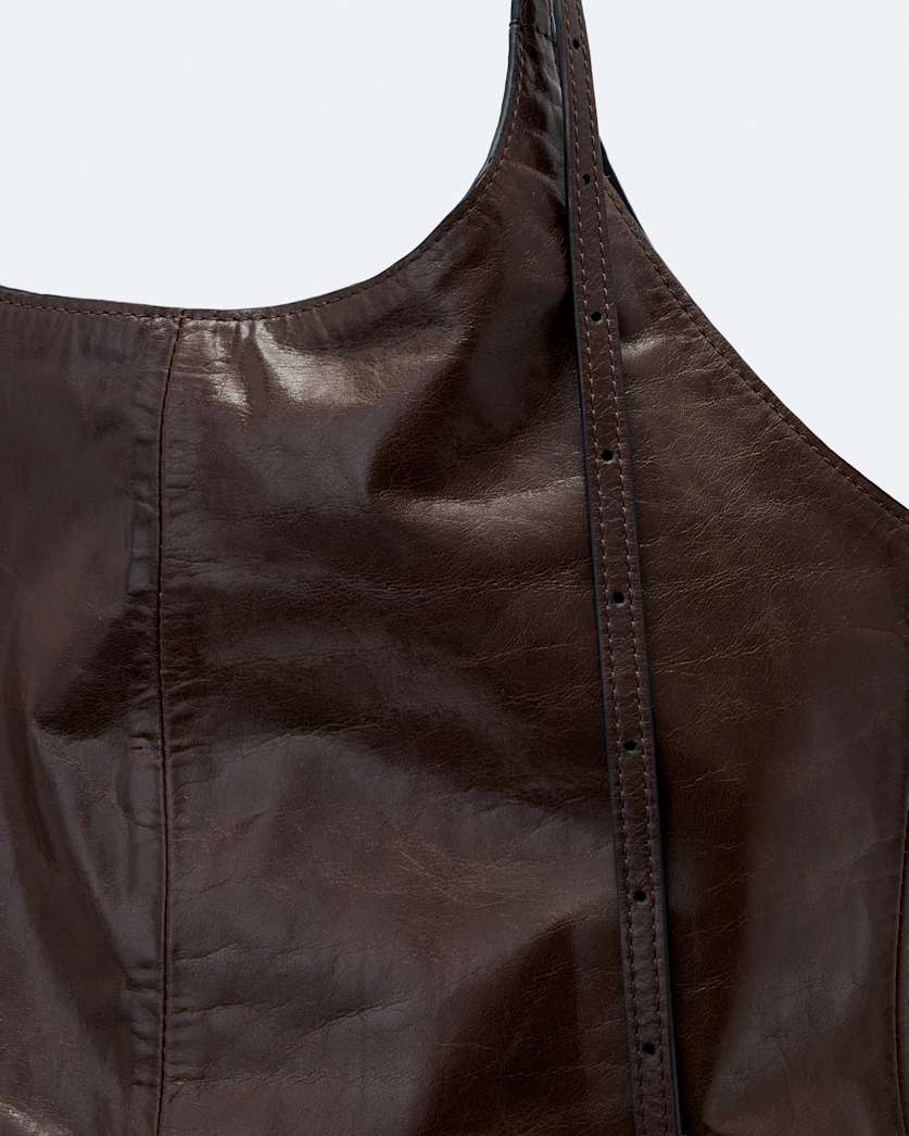 Siloh Oversized Leather Tote Bag