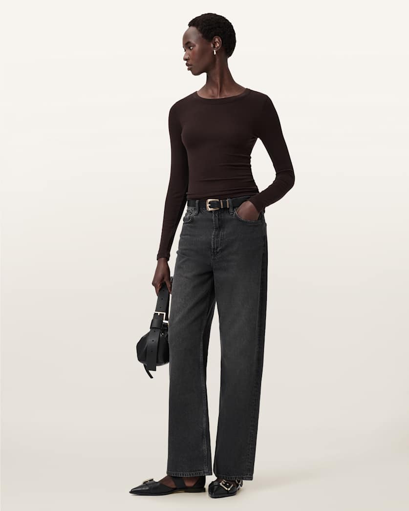 Rina Long Sleeve Crew Neck T-Shirt