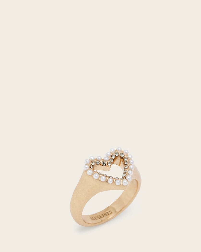 Vida Heart Beaded Ring