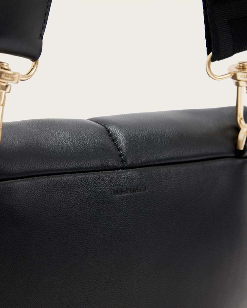 Ezra Quilted Leather Crossbody Bag