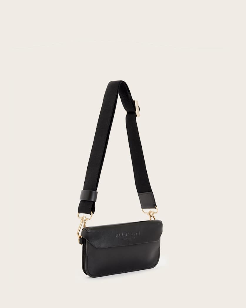 Zoe Adjustable Leather Crossbody Bag