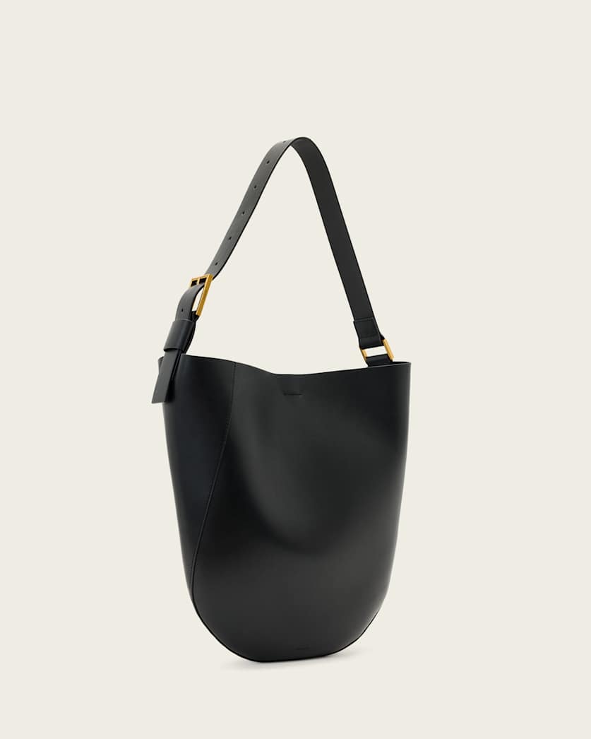 Luna Leather Hobo Shoulder Bag