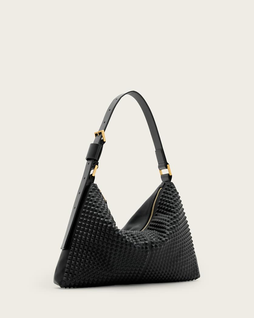 Edbury Studded Leather Shoulder Bag