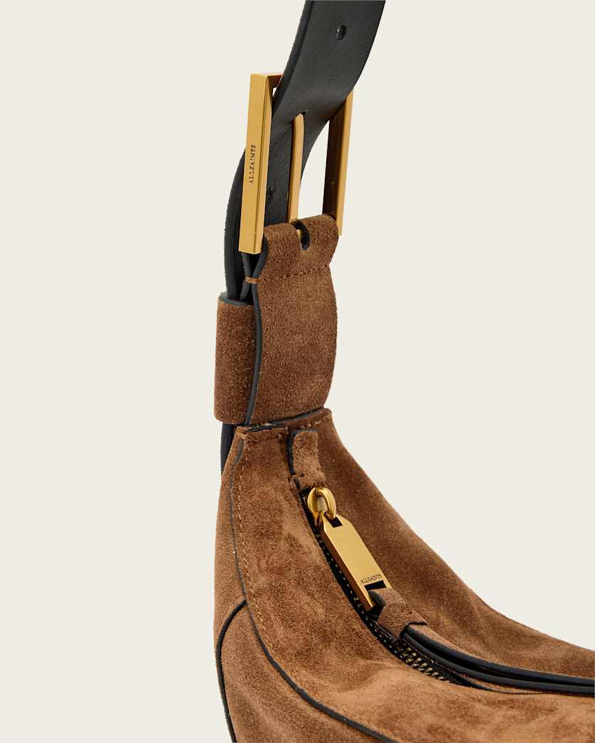 Luna Suede Crossbody Bag