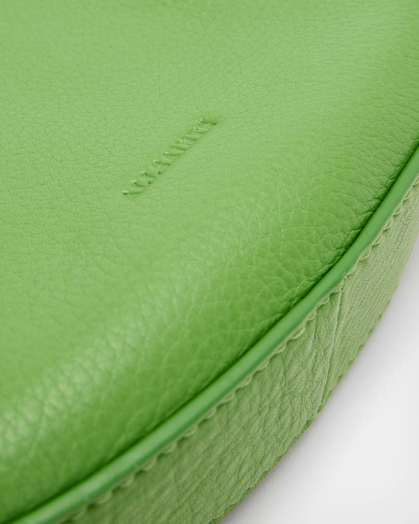 Half Moon Leather Crossbody Bag