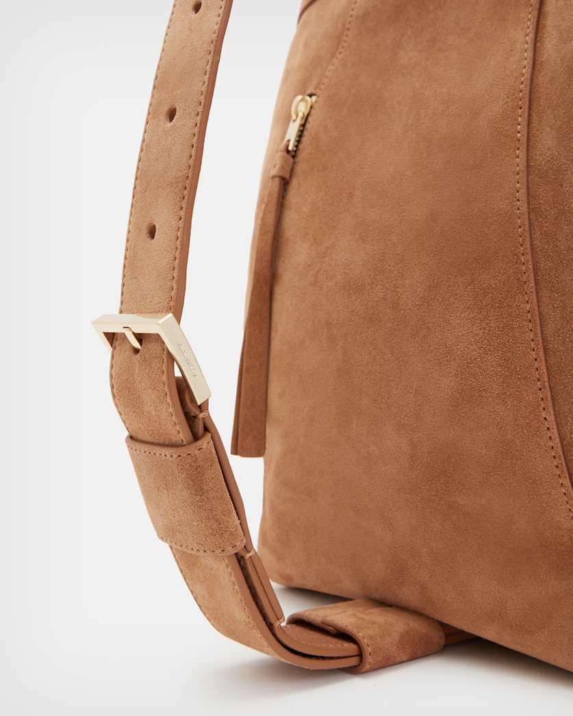 Anouck 2-In-1 Suede Backpack
