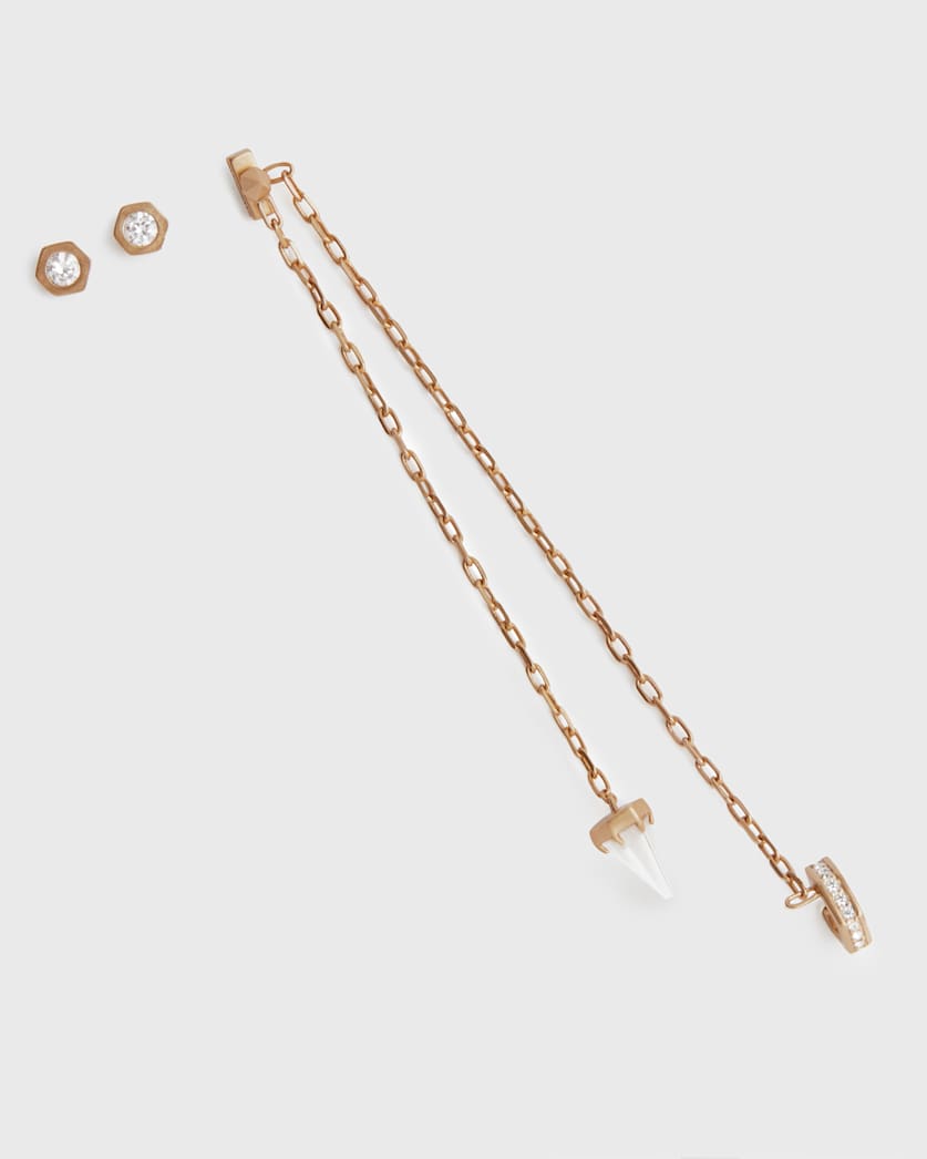 Bijou Gold-Tone Ear Cuff Earring Set