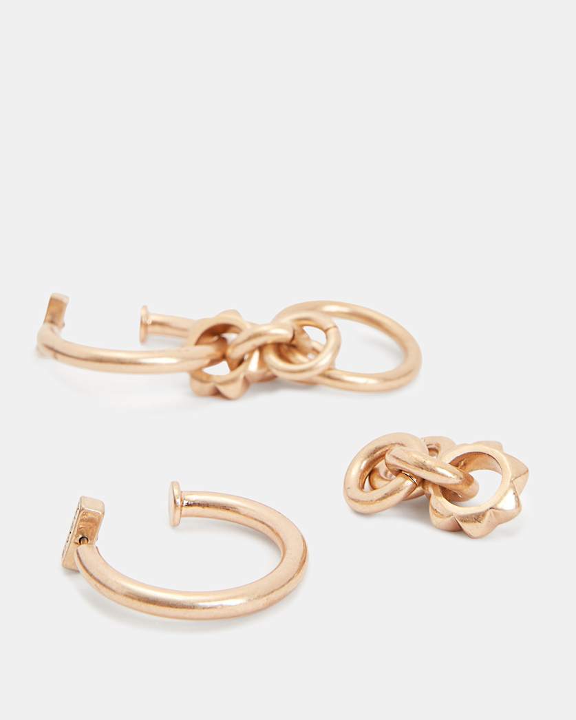 Sierra Gold-Tone Hoop Earrings
