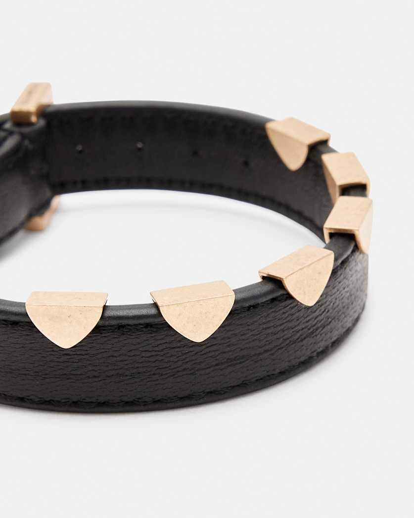 Shae Studded Leather Bracelet