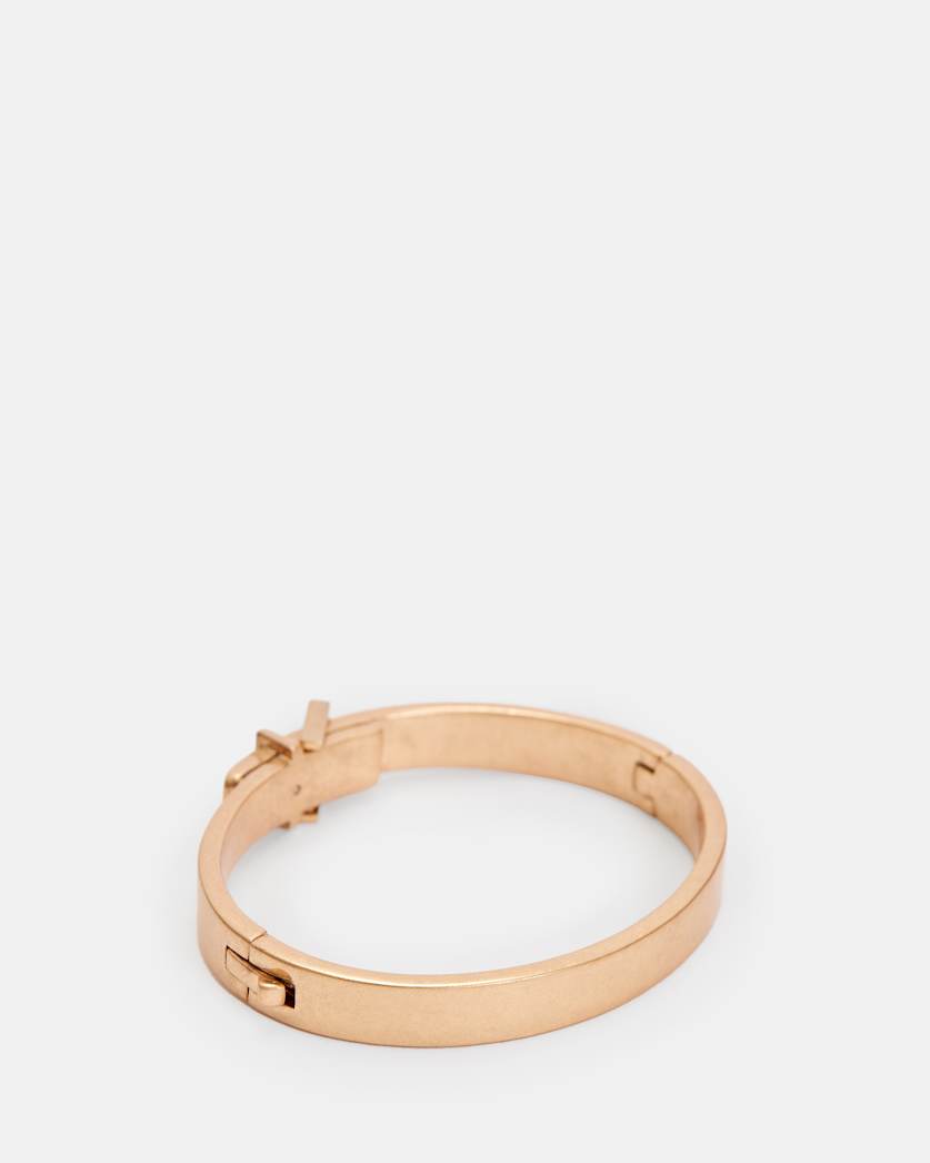 Brea Buckle Gold-Tone Bangle
