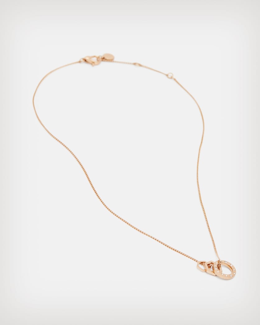 Moire Multi Pendant Necklace