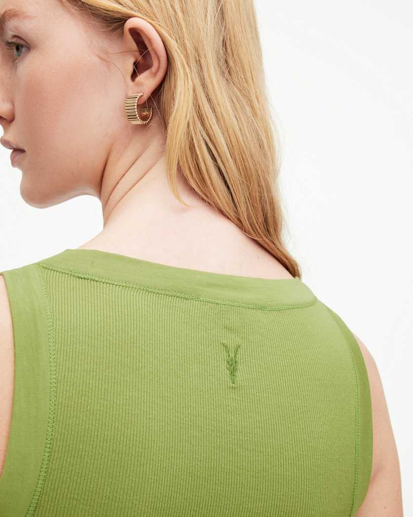 Rina Crew Neck Sleeveless Tank Top