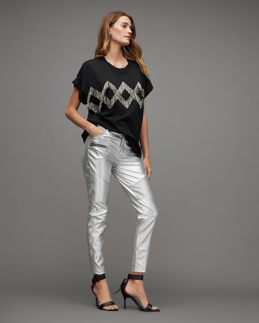 Zaniah Embellished Tassel Imogen T-Shirt