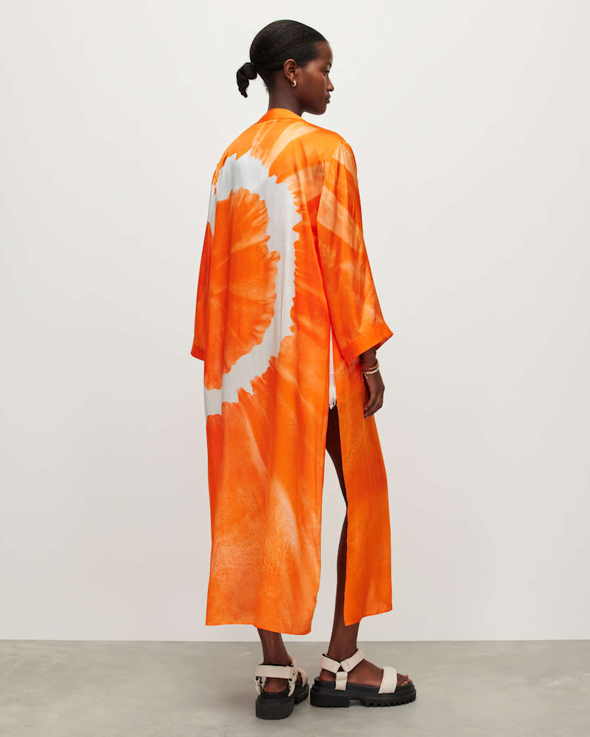 Carine Mariana Silk Blend Kimono