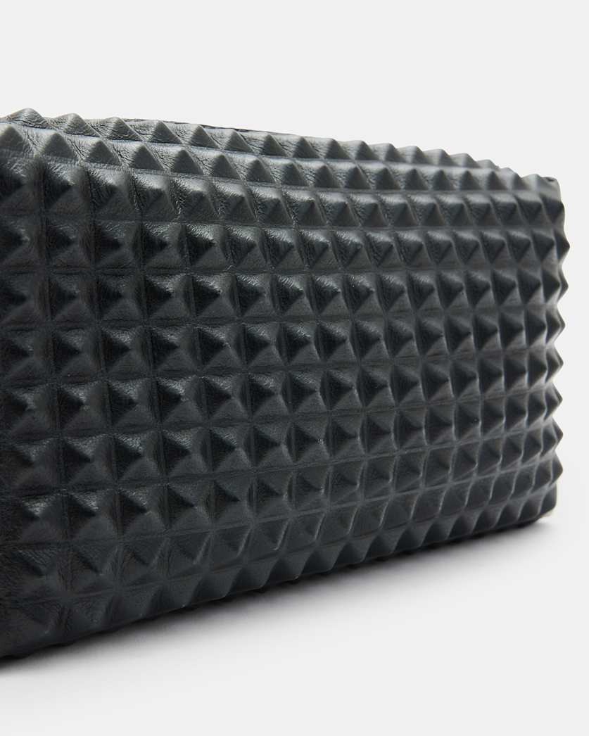 Elliotte Studded Leather Pouch Bag