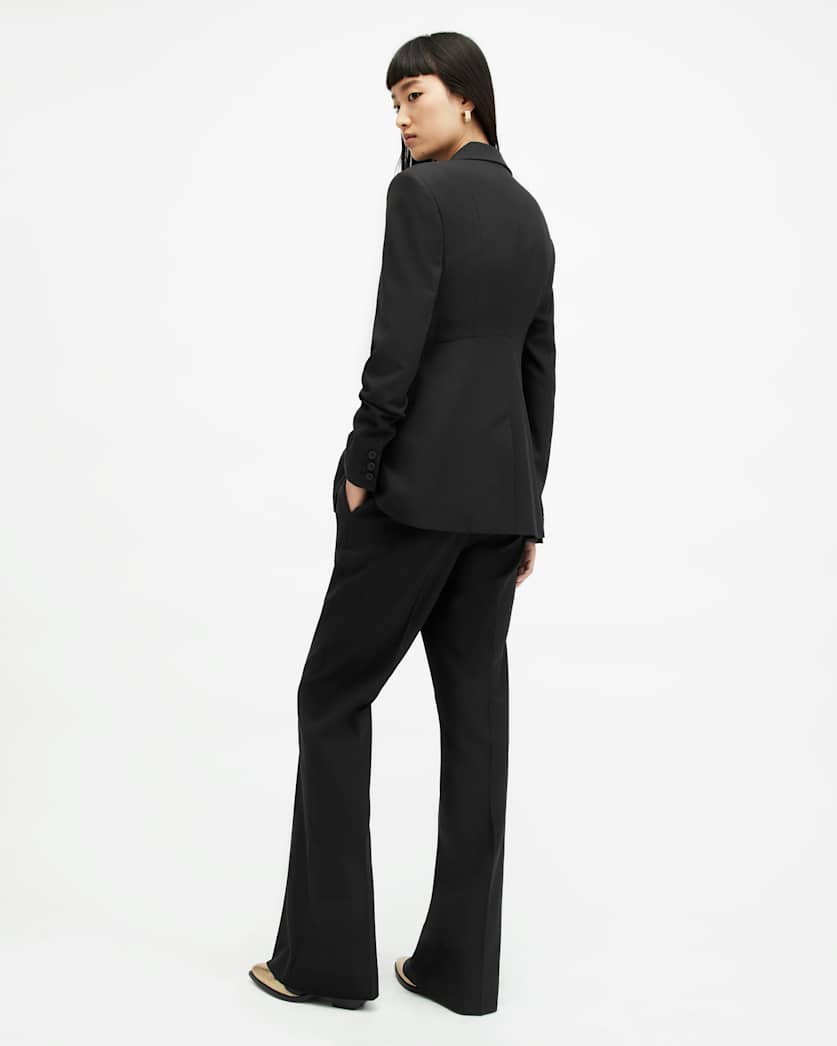 Sevenh High-Rise Slim Flared Trousers