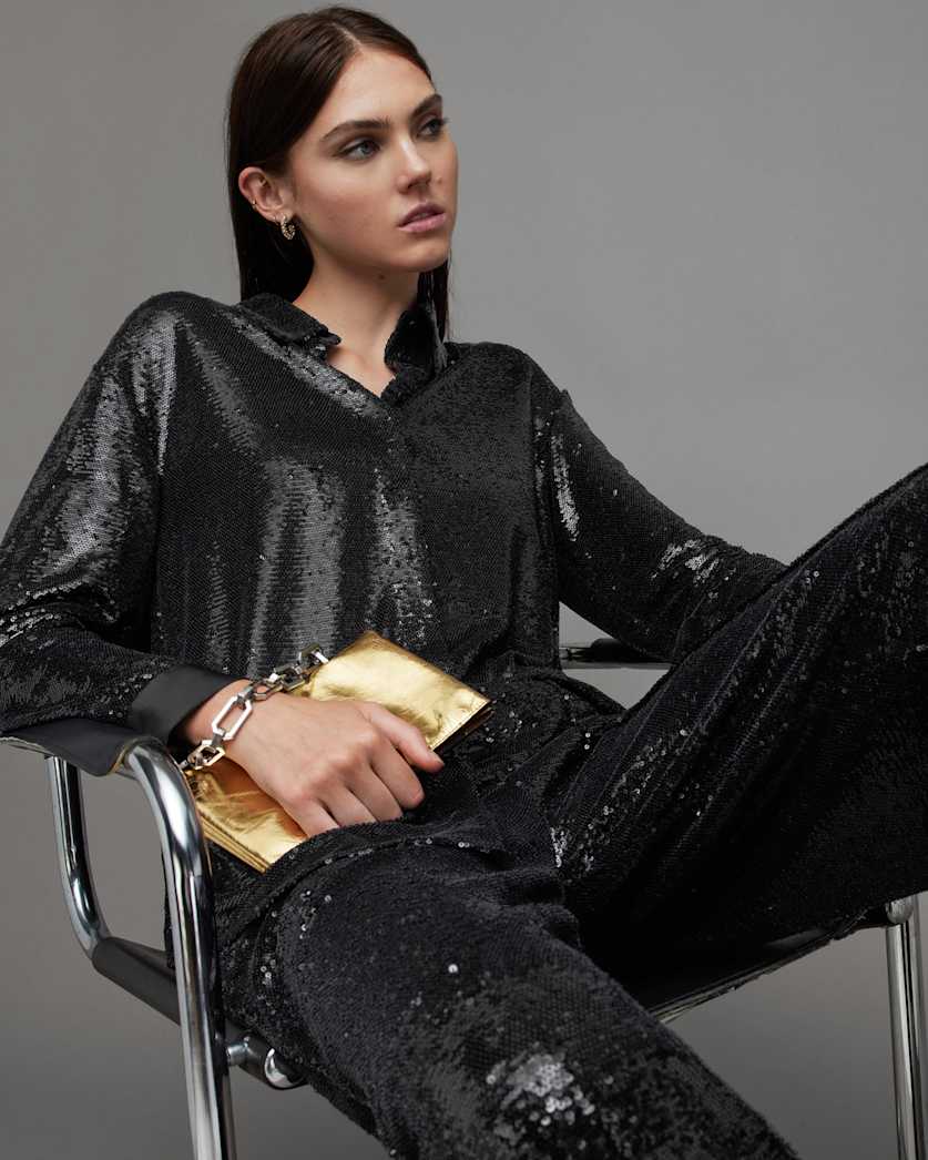 Charli Sequin Relaxed Fit Shirt