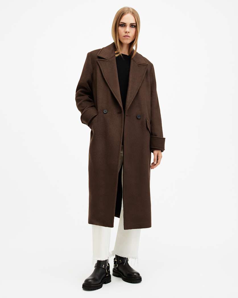 Mabel Double Breasted Oversized Coat