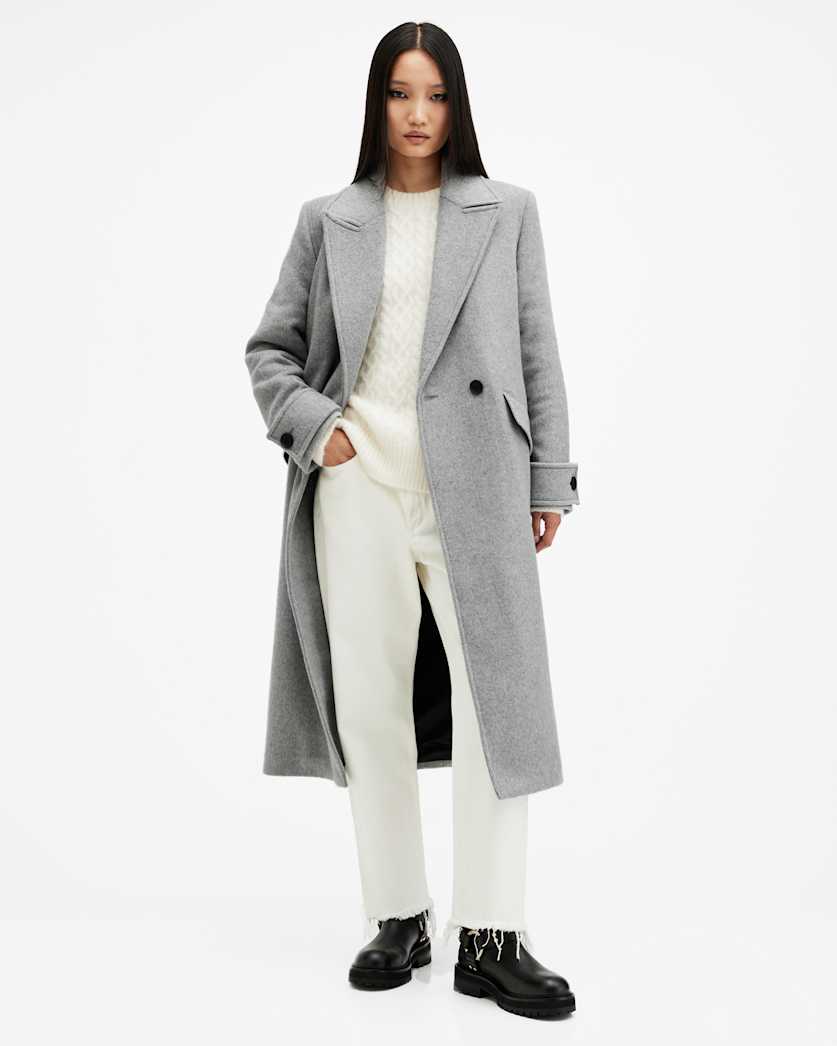 Mabel Double Breasted Oversized Coat