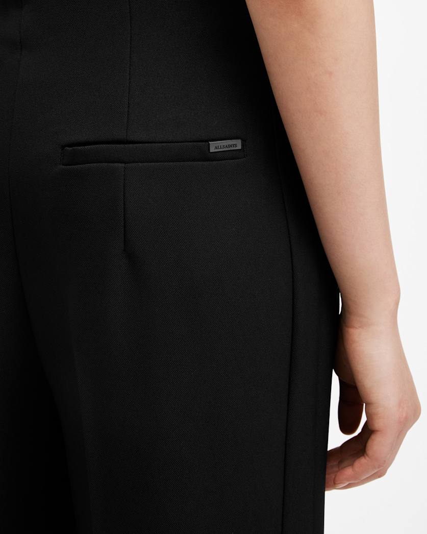 Shores Wide Leg Relaxed Fit Trousers