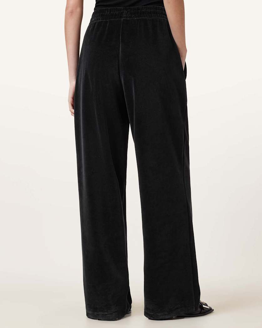 Vin Wide Leg Velvet Sweatpants