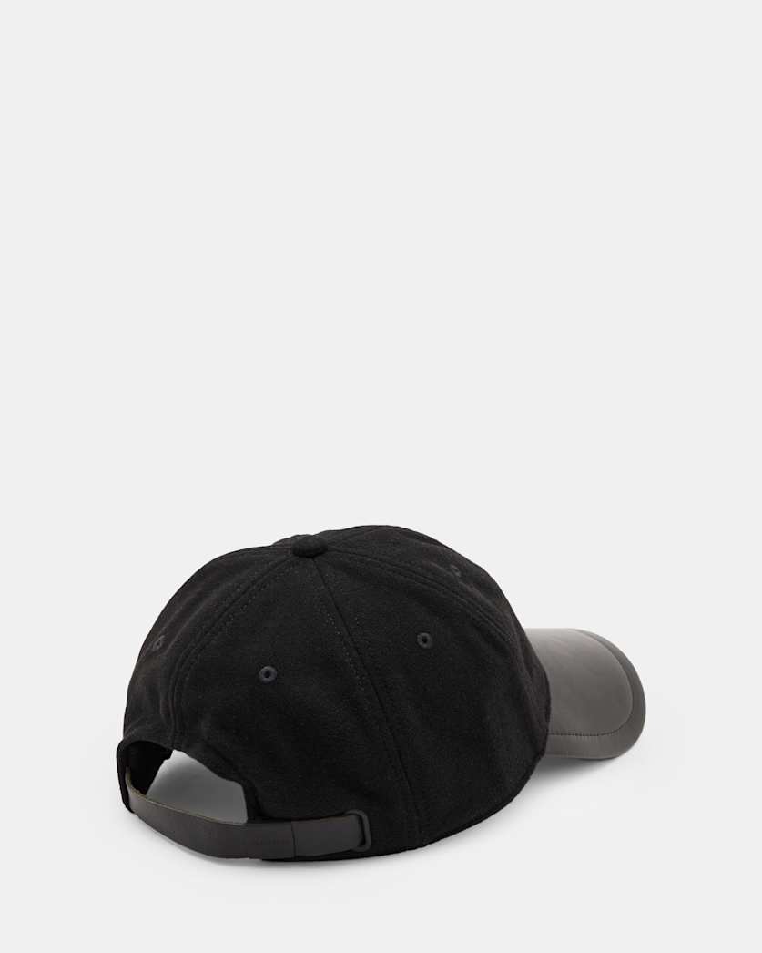 Wool Leather Baseball Cap