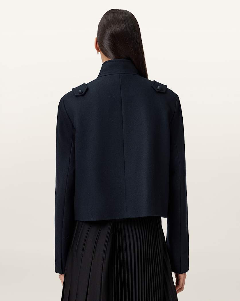 Rummy Cropped Wool Blend Jacket