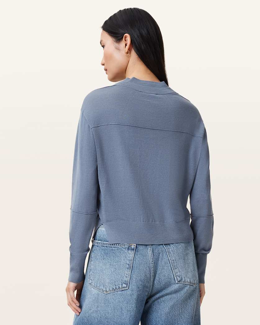 Julieana V Neck Wool Jumper