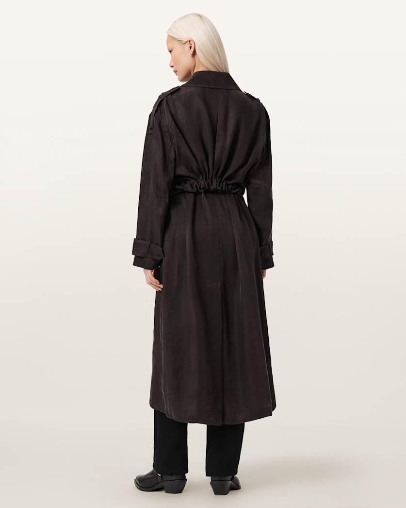 Linnie Relaxed Fit Trench Coat