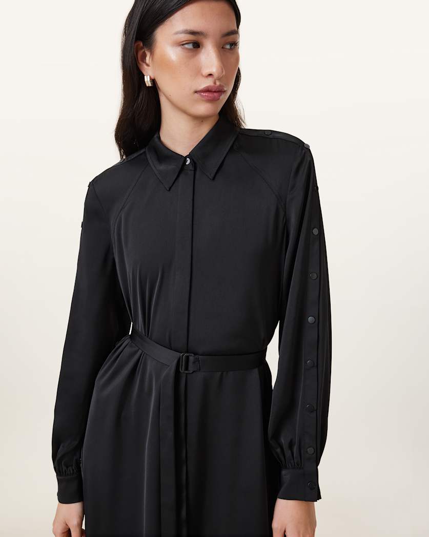 Lexi Satin Midi Dress