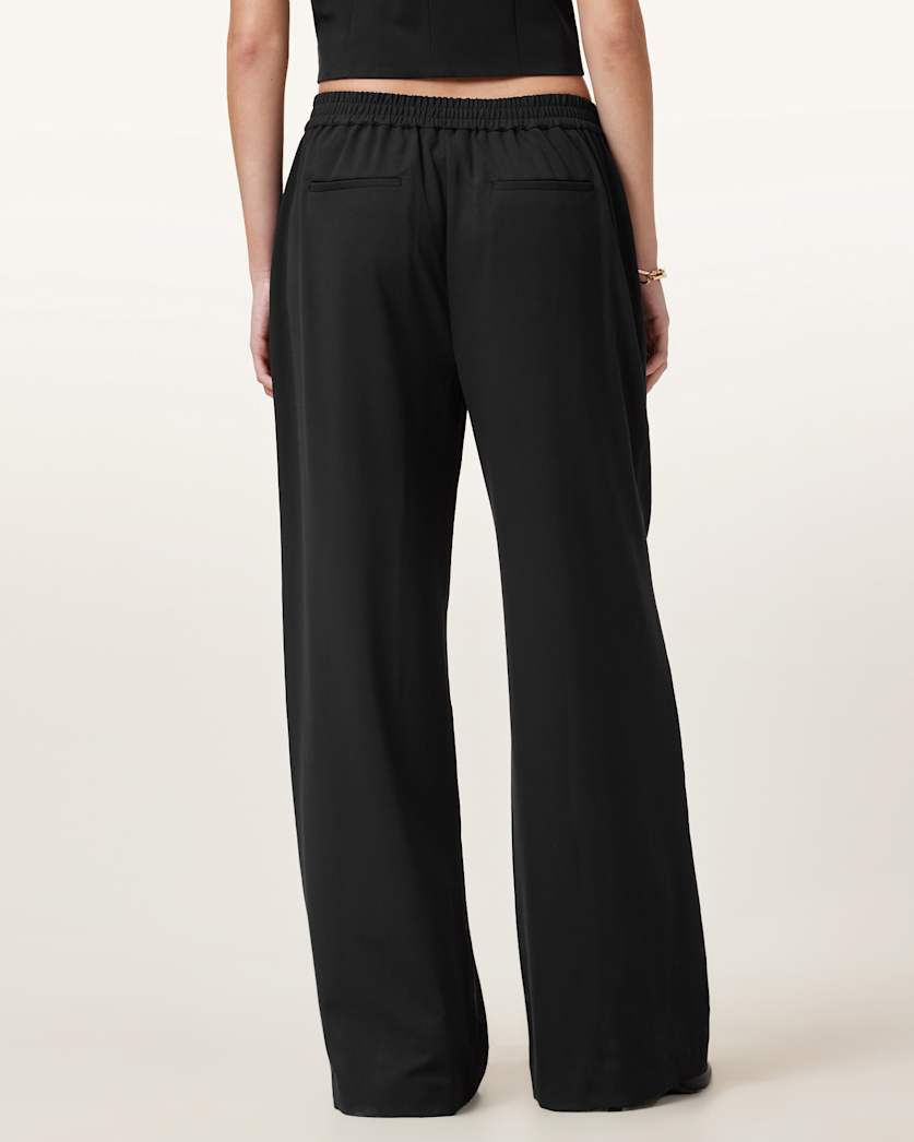 Aleida Lightweight Wide Leg Trousers