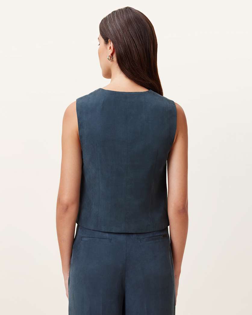 Averie Tencel Relaxed Fit Waistcoat