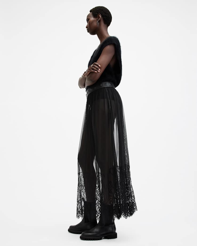 Ariella Lace Midi Skirt