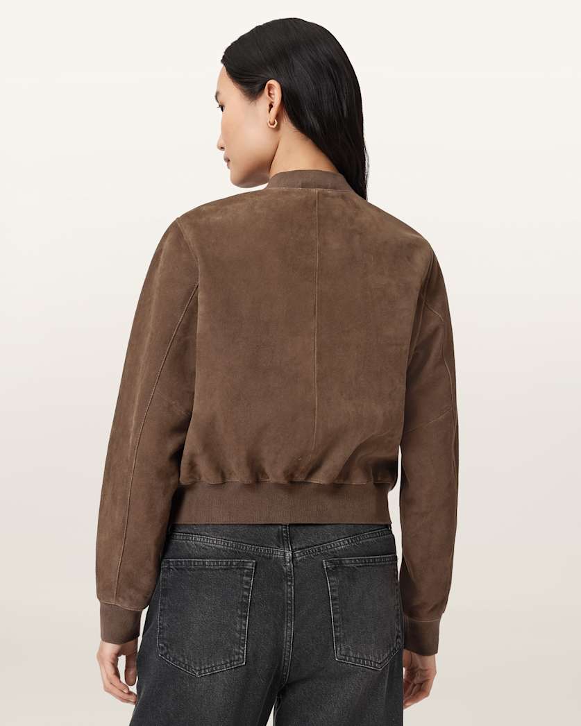 Orten Suede Bomber Jacket