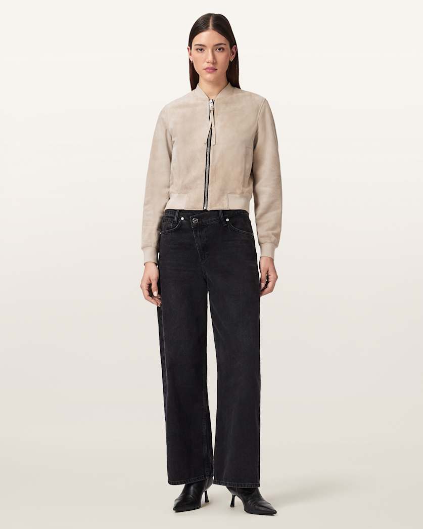 Orten Suede Bomber Jacket