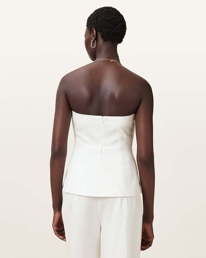 Bonnie Tailored Linen Blend Bodice