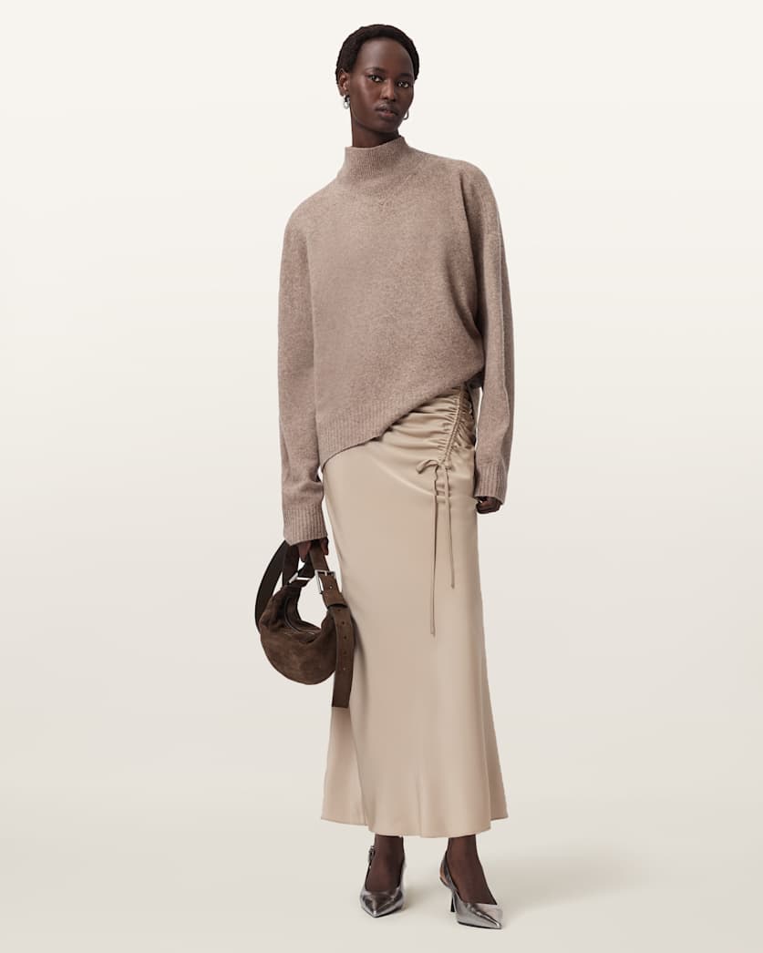 Alexia Gathered Maxi Skirt