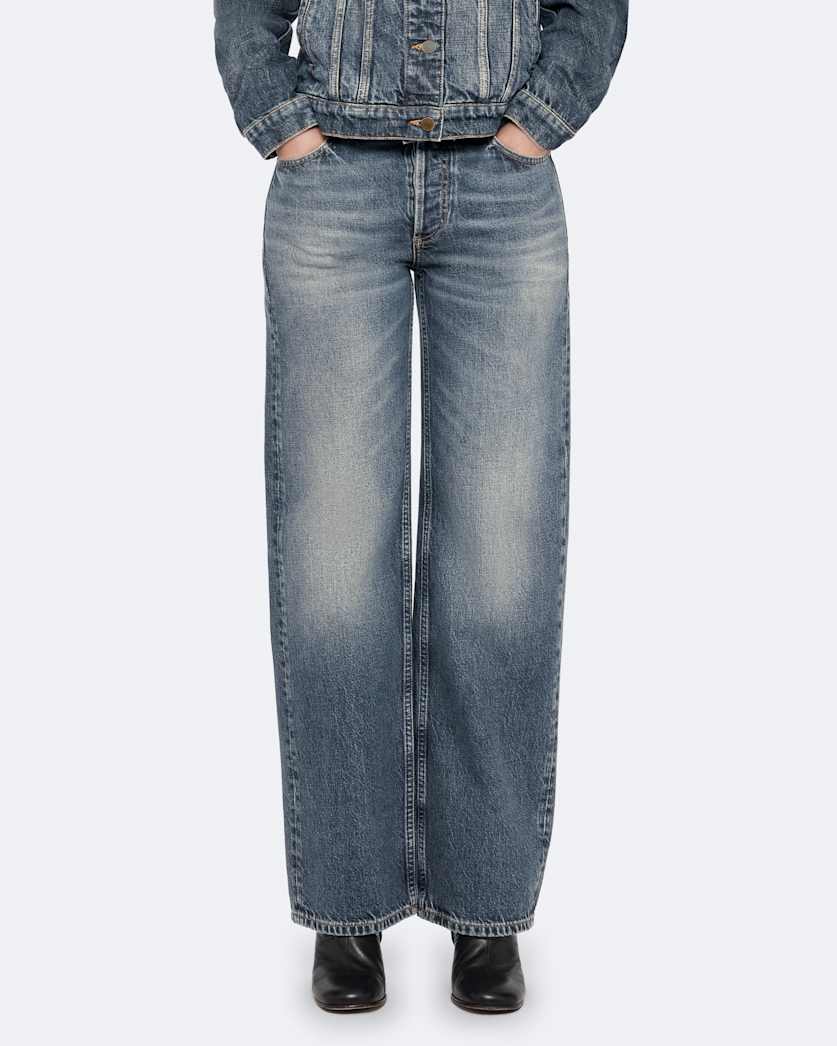 Cohen Mid-Rise Straight-Leg Jeans