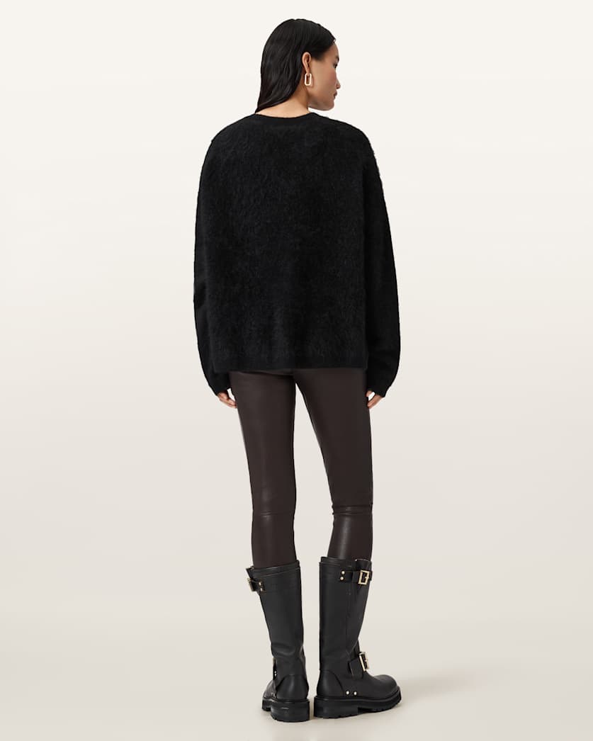 Cora High-Rise Leather Leggings